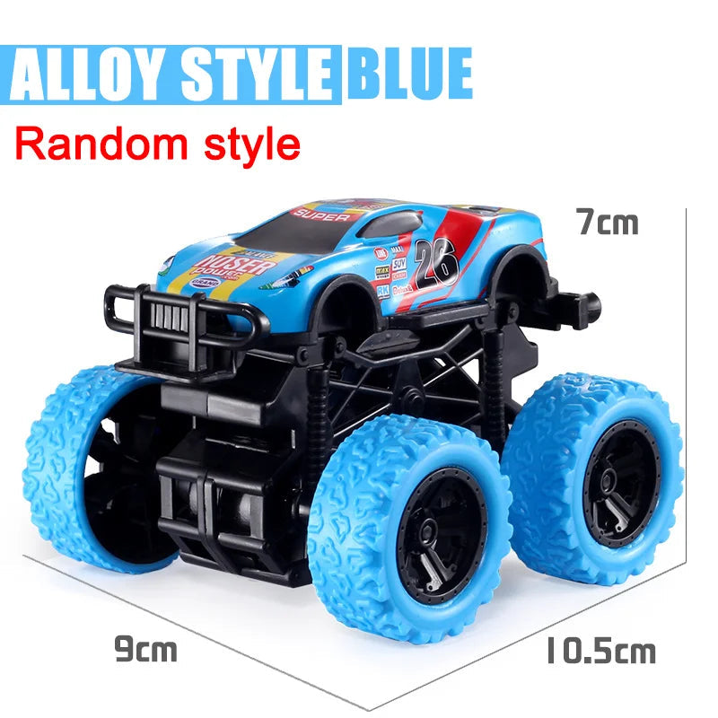 Pull Back Toy Car Inertial Rotation Car Four-wheel Drive Off-road Vehicle SUV Racing Power Car Children's Toy CarGift Quick Pick Grocers